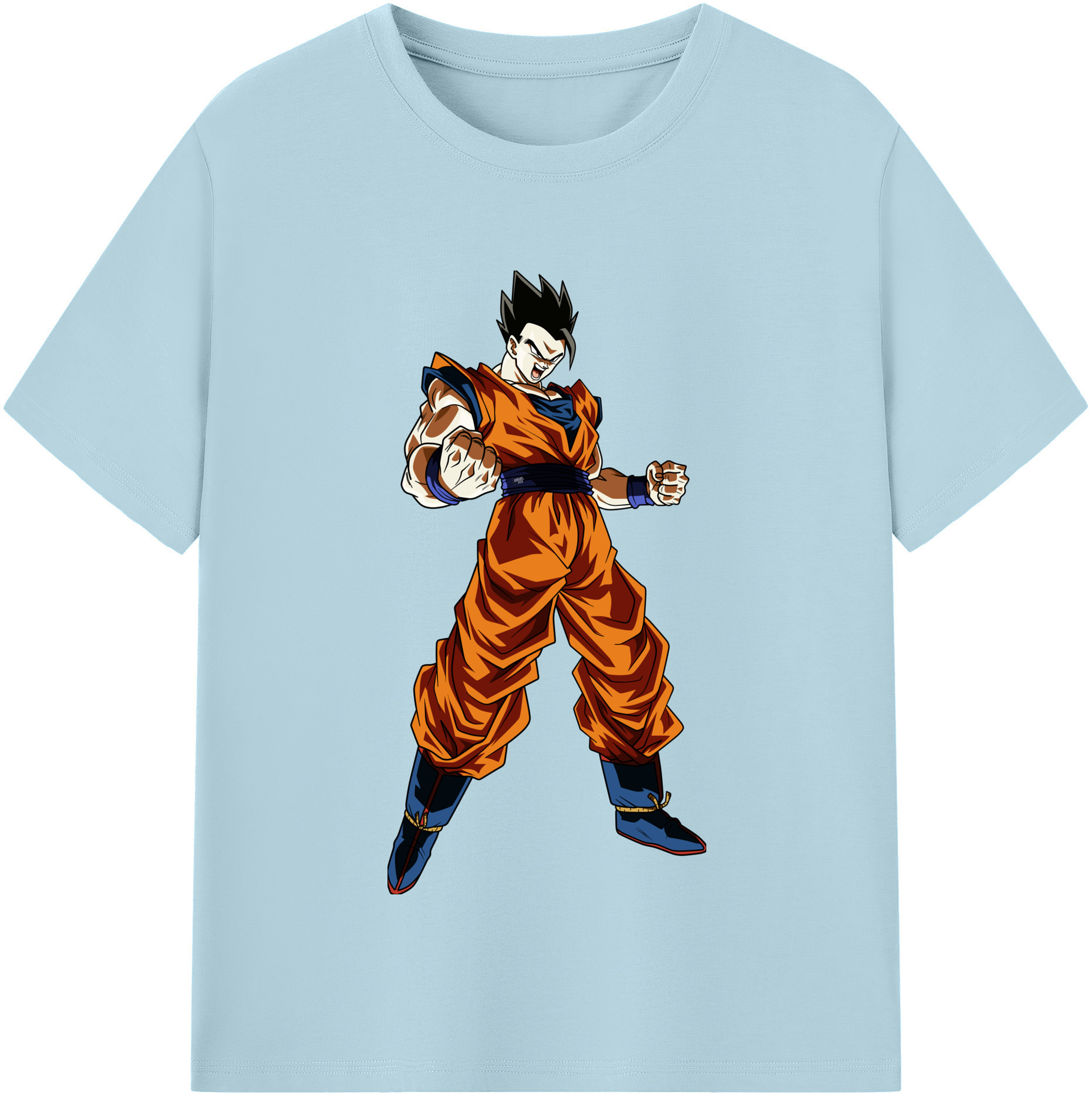 （画像用） ドラゴンボール 孫 悟飯（そんごはん）DRAGON BALL Son Gohan 綿100％半袖Tシャツ（フロントプリント）